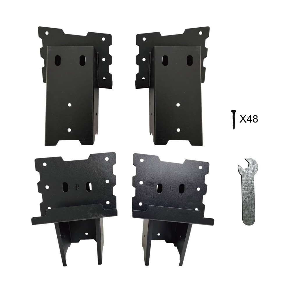 4x4 Outdoor Multi-Use Angle Brackets,Platform Bracket for Deer Stand Brackets