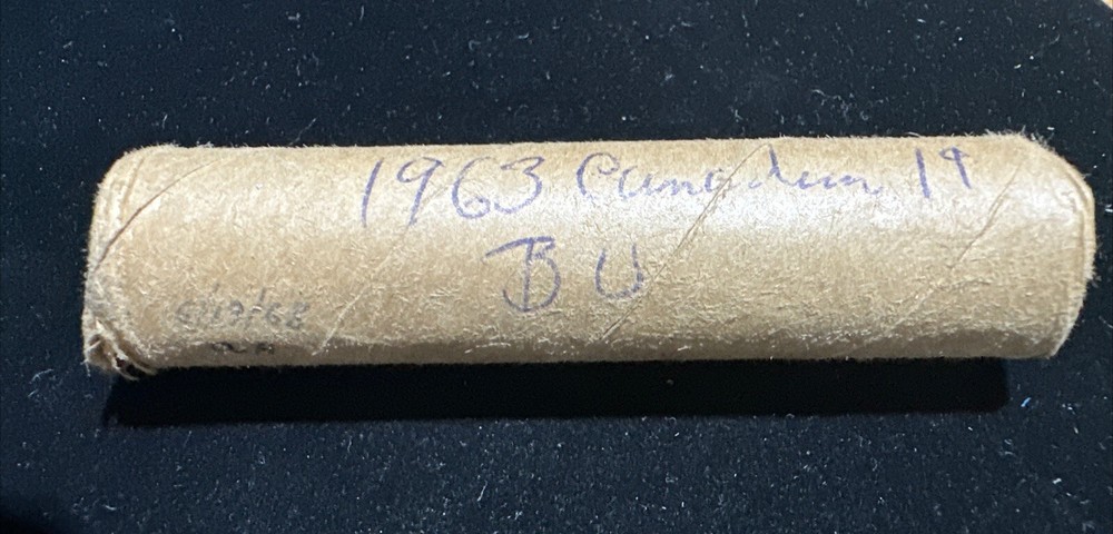 1963 FULL ORIGINAL ROLL Canada 1 Cent Penny  50  BU UNCIRCULATED.