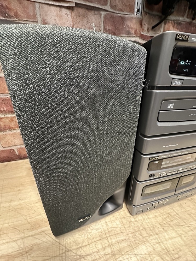 Denon D-C30 Micro Component HiFi 6 Disc Double Cassette Player (read)