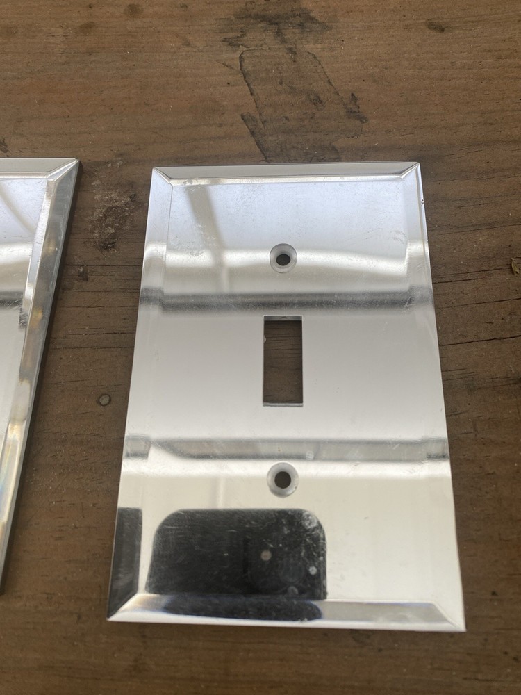 Vintage Mirrored Switch covers.