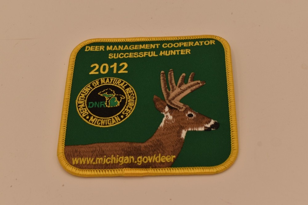 Michigan DNR Deer Management Cooperator Successful Hunter Patch 2012