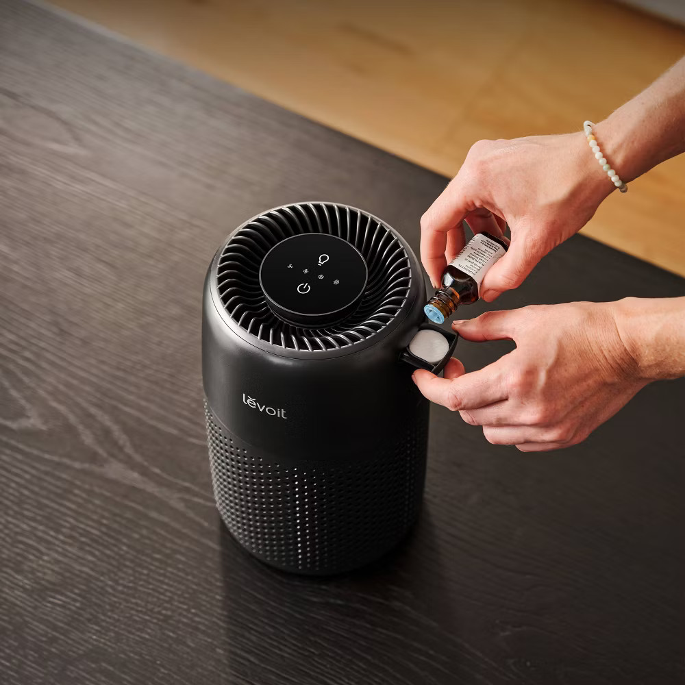 Levoit Core Mini Air Purifier with Night Light Space Gray