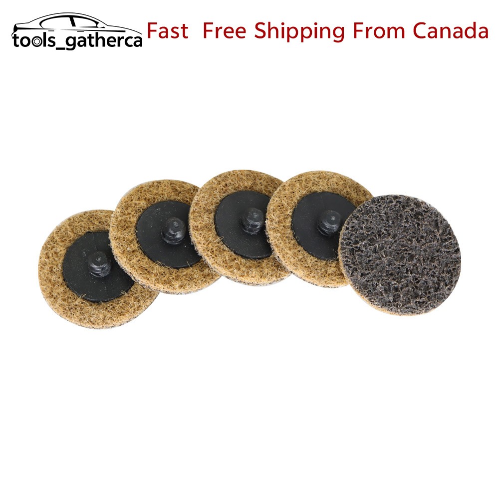 50Piece 2" Coarse Surface Conditioning Discs Roll Lock Die Grinder Sanding Pads