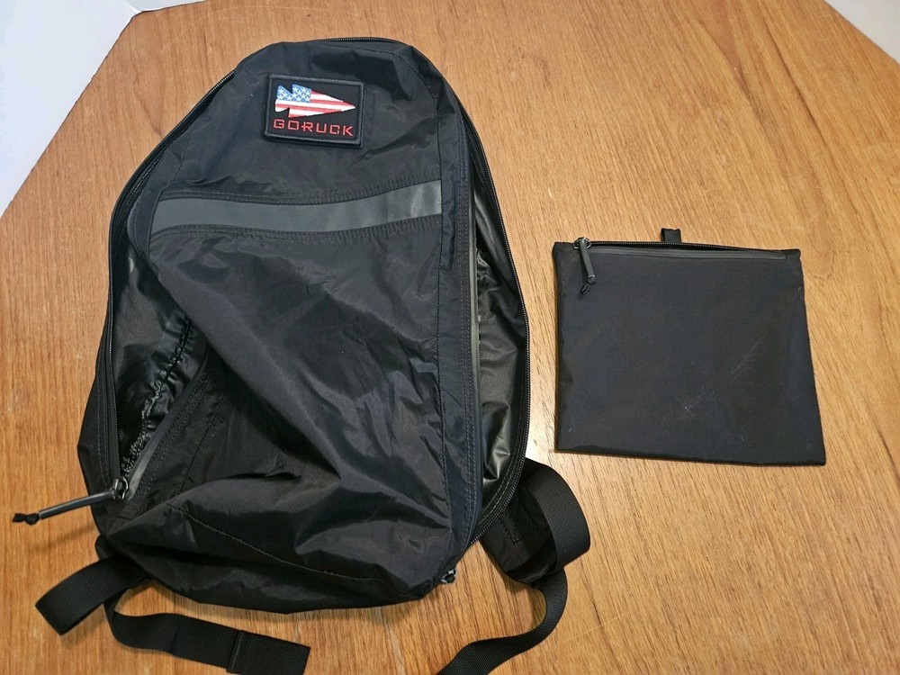 Goruck Packable Bullet Ruck - Ripstop Robic - Black