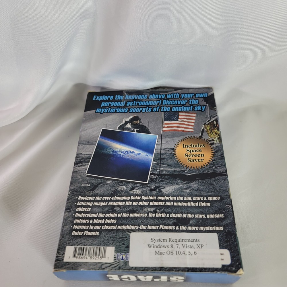 Fogware Space for PC, Mac DVD Rom Windows 2000