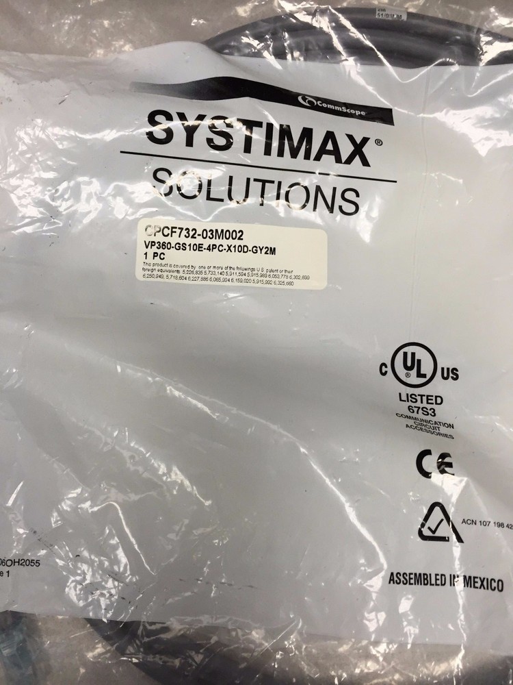Systimax Solutions CPCF732-03M002 VisiPatch Plus Patch Cord