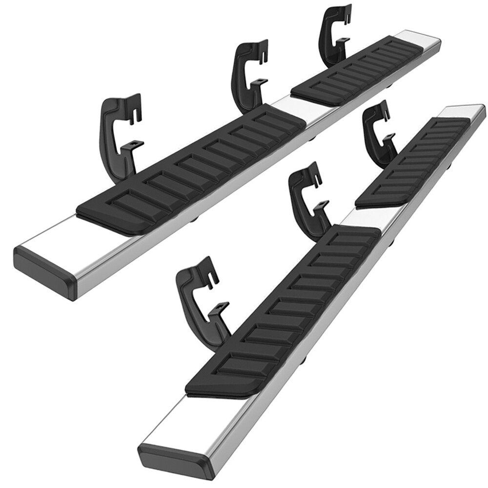 for 07-19 Silverado Double/Extended Cab 6" Running Boards Nerf Bars Side Step 2x