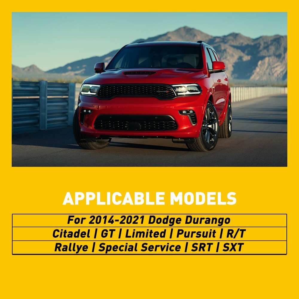 "SUPER BRIGHT"White LED License Plate Light Lamp SET For 2014-2021 Dodge Durango