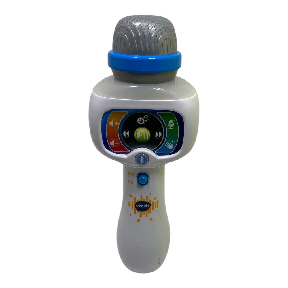 🌊 VTech Sing It Out Karaoke Bluetooth Microphone , White #5510 WORKS EUC