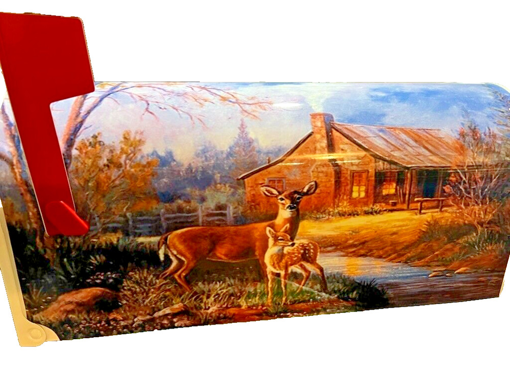 MAiLBOX DEER~Laminated~NO PAiNT (Fades & Cracks)