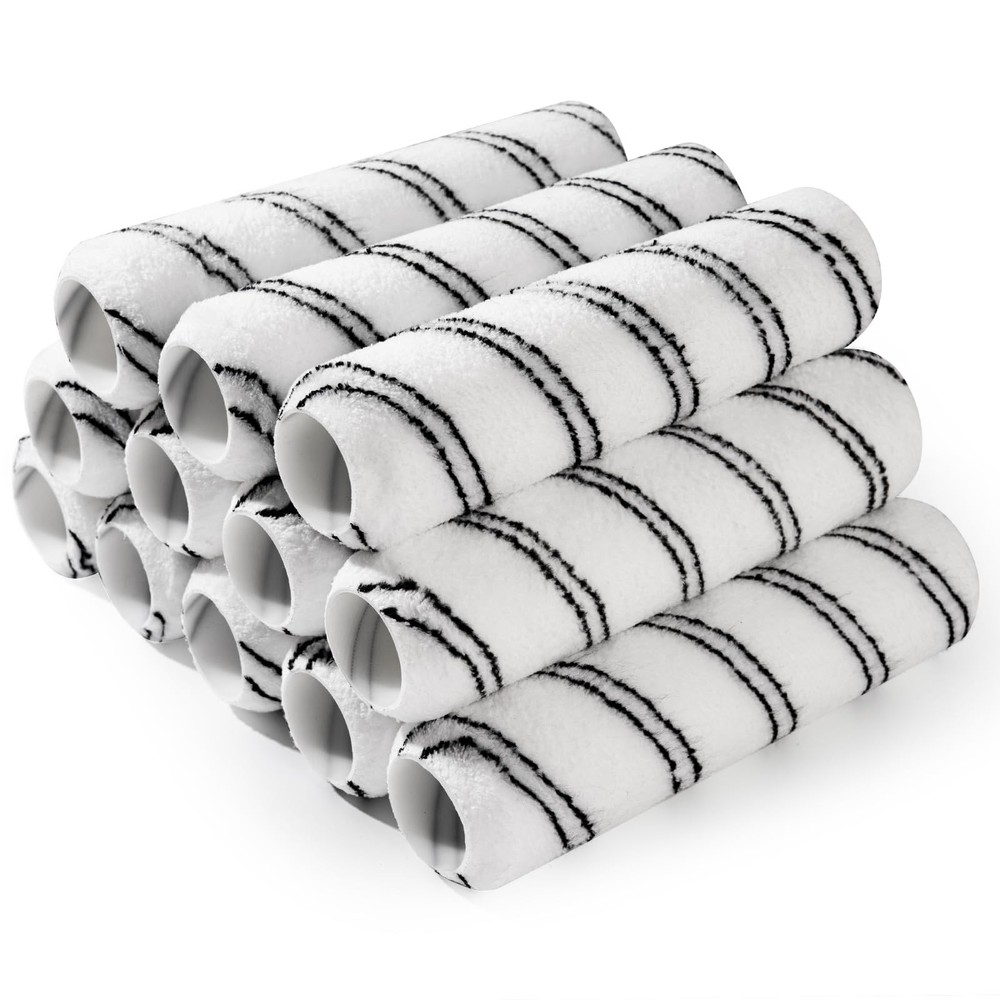 CoatPro Twools Paint Roller, Microfiber 9 inch paint roller 12 pack