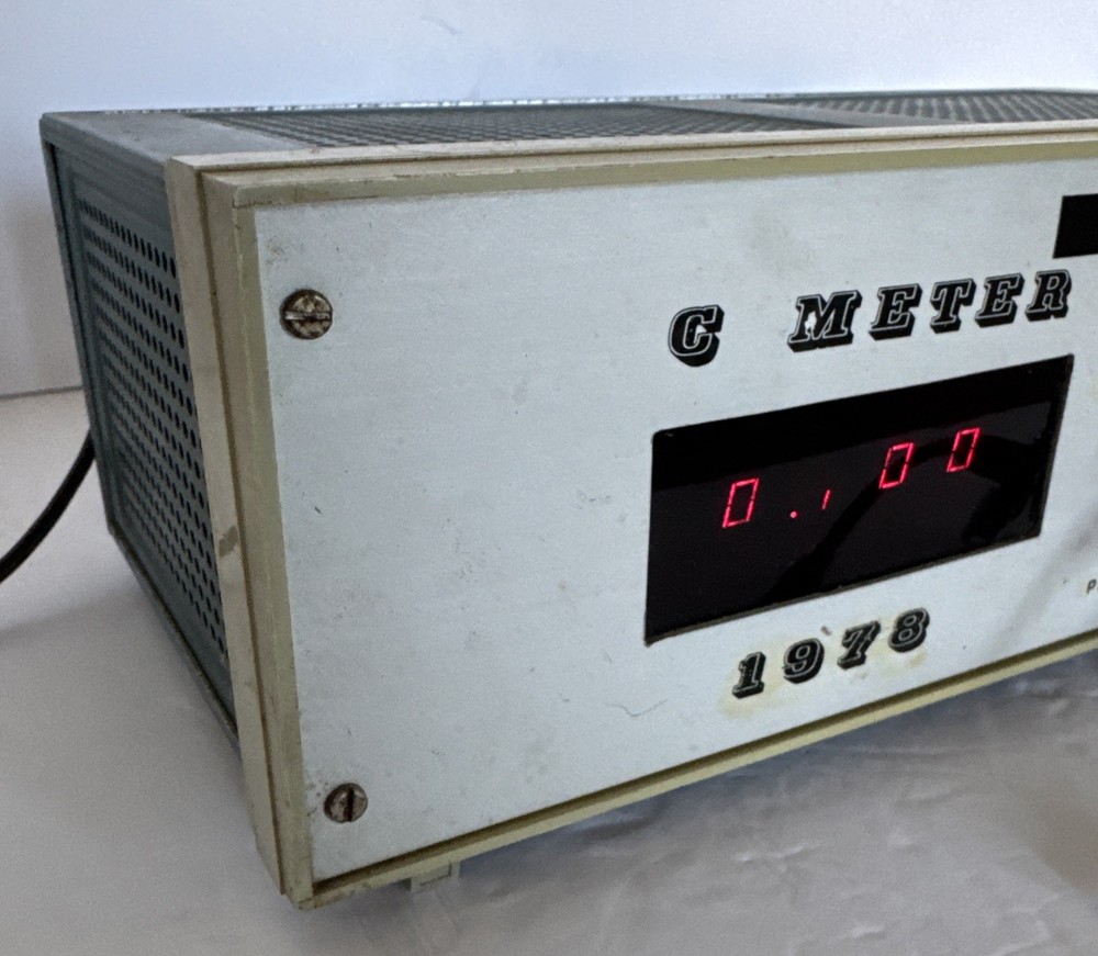 C Meter Capacitance Meter 1978 Digital Display Steve Sink Powers On Untested
