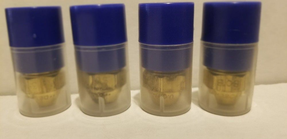 FOUR (4) .60-80B SOLID DELAVAN OIL BURNER NOZZLES (Shipment Within 24 Hours)