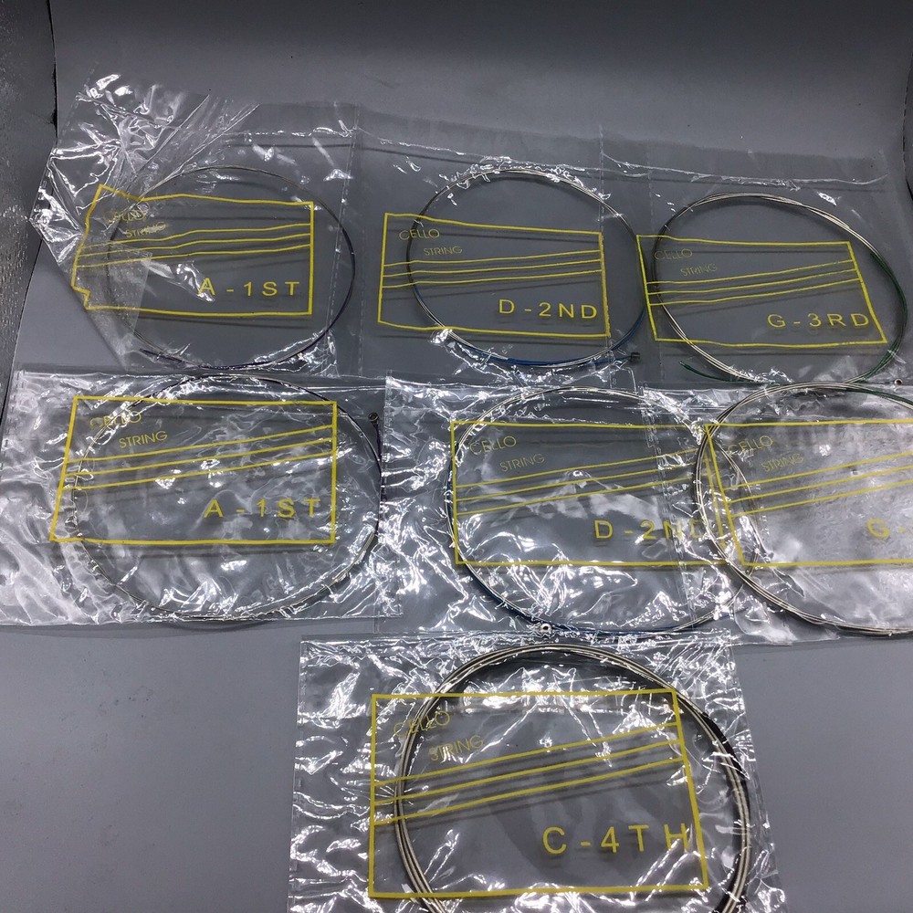 Cello String Set Of 4, Plus 3 Exta