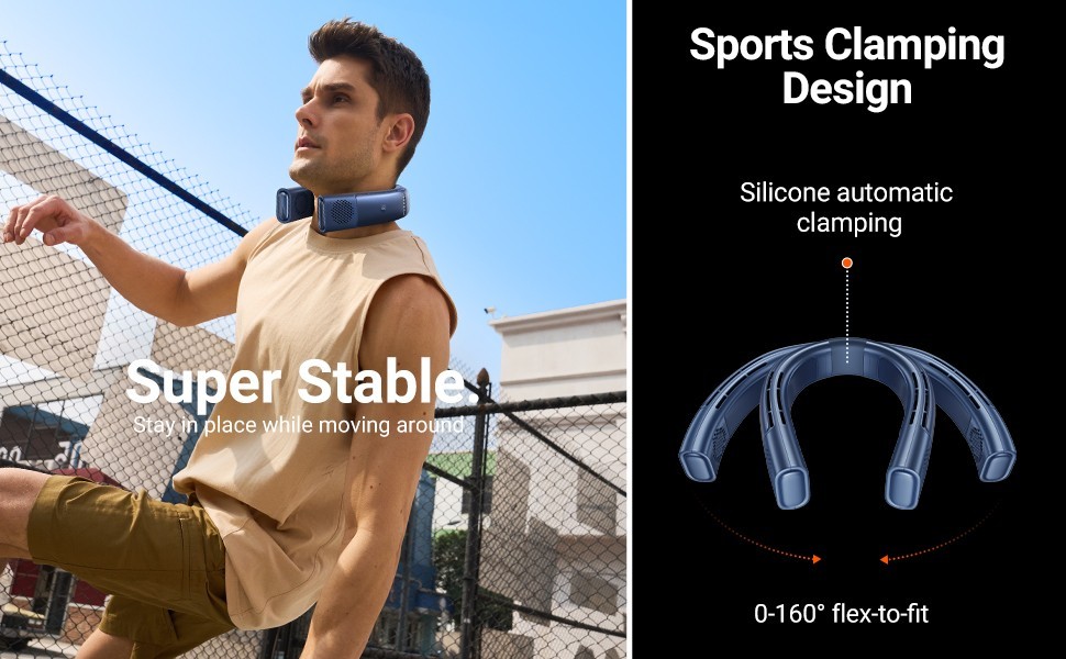 Torras COOLiFY2 Neck Air Conditioner Fan, 3 Mode, LED Design, 5000mAh