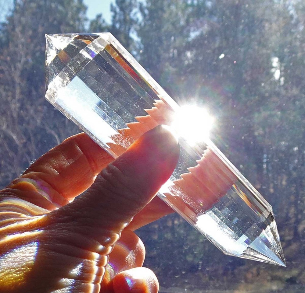 Clear Quartz Vogel 24-sided Crystal - v2006