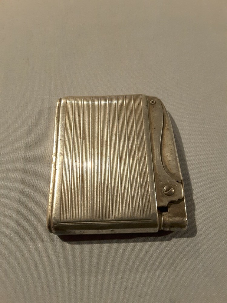 Vintage RONSON ADONIS NON Monogramed STERLING SILVER Cigarette Lighter