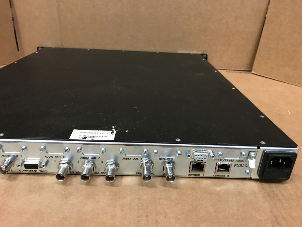 Ericsson MediaKind Tandberg MPEG2/4 422 4:2:2 HD DVB-S2 Decoder Receiver RX8200