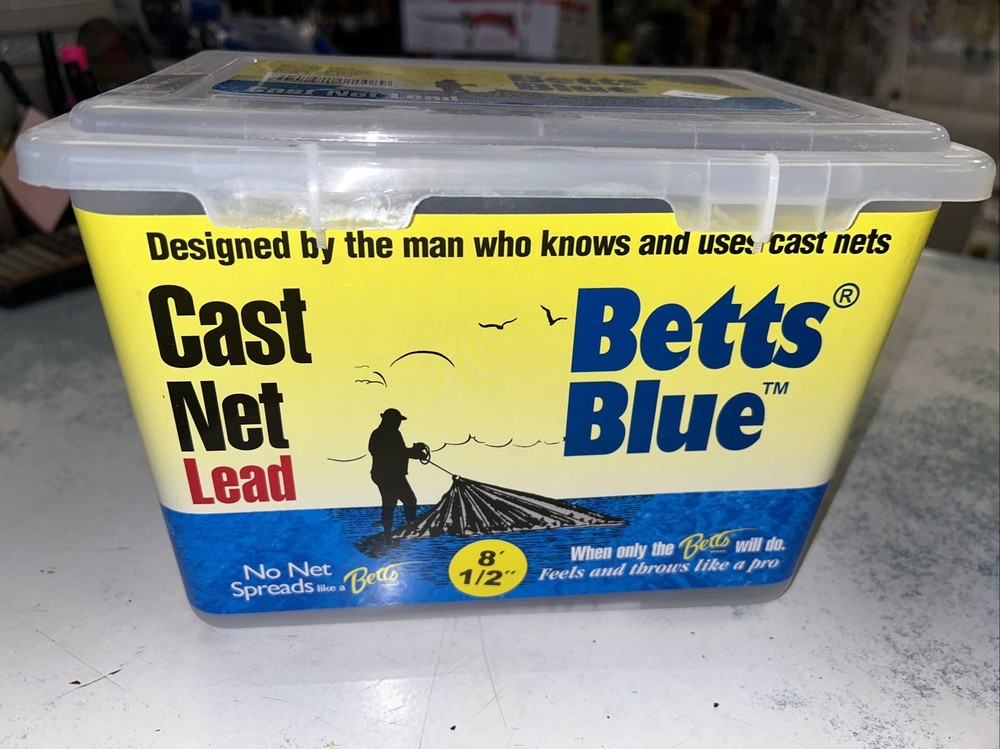 Betts 15B-8 Blue Mono Cast Net 8’ 1/2” Mesh