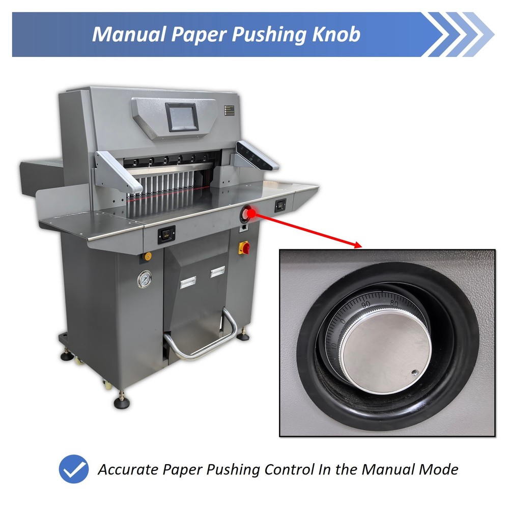 26.4in Programmable Control Electric Hydraulic Paper Cutter Cutting Machine 220V
