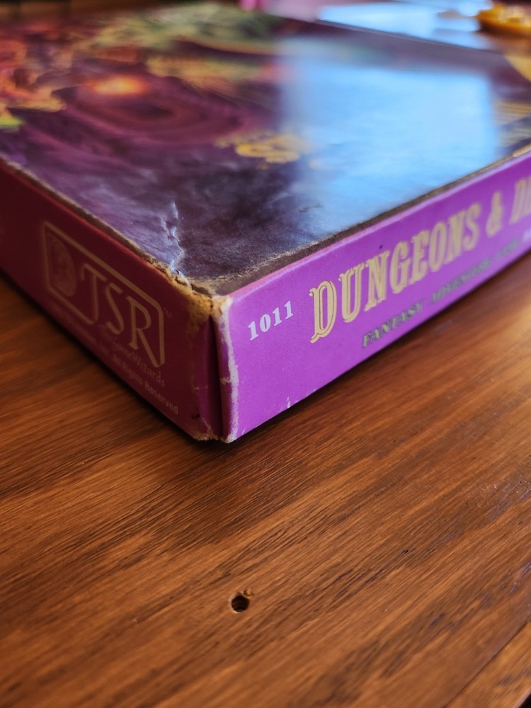 Basic Set Purple Box SEALED DICE moldvay 1011 D&D 11th printing BECMI dungeons