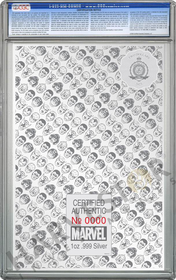 MARVEL COMICS - MARVEL COMICS #1 - SILVER FOIL - CGC 10 GEM MINT FIRST RELEASES