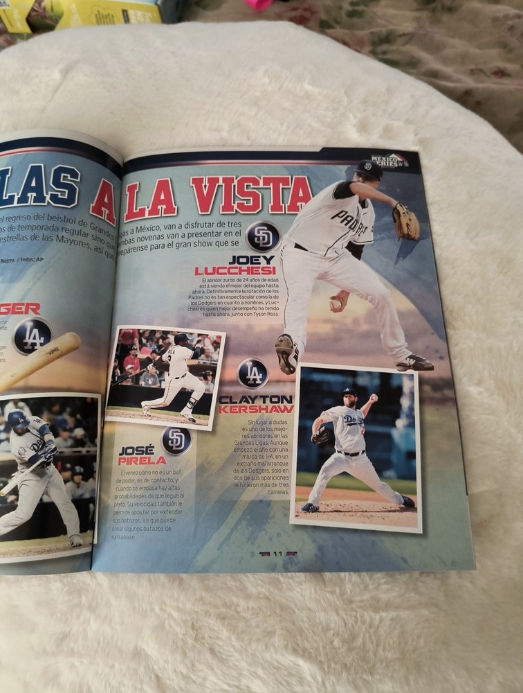 2018 Dodgers/Padres Monterrey Mexico Program