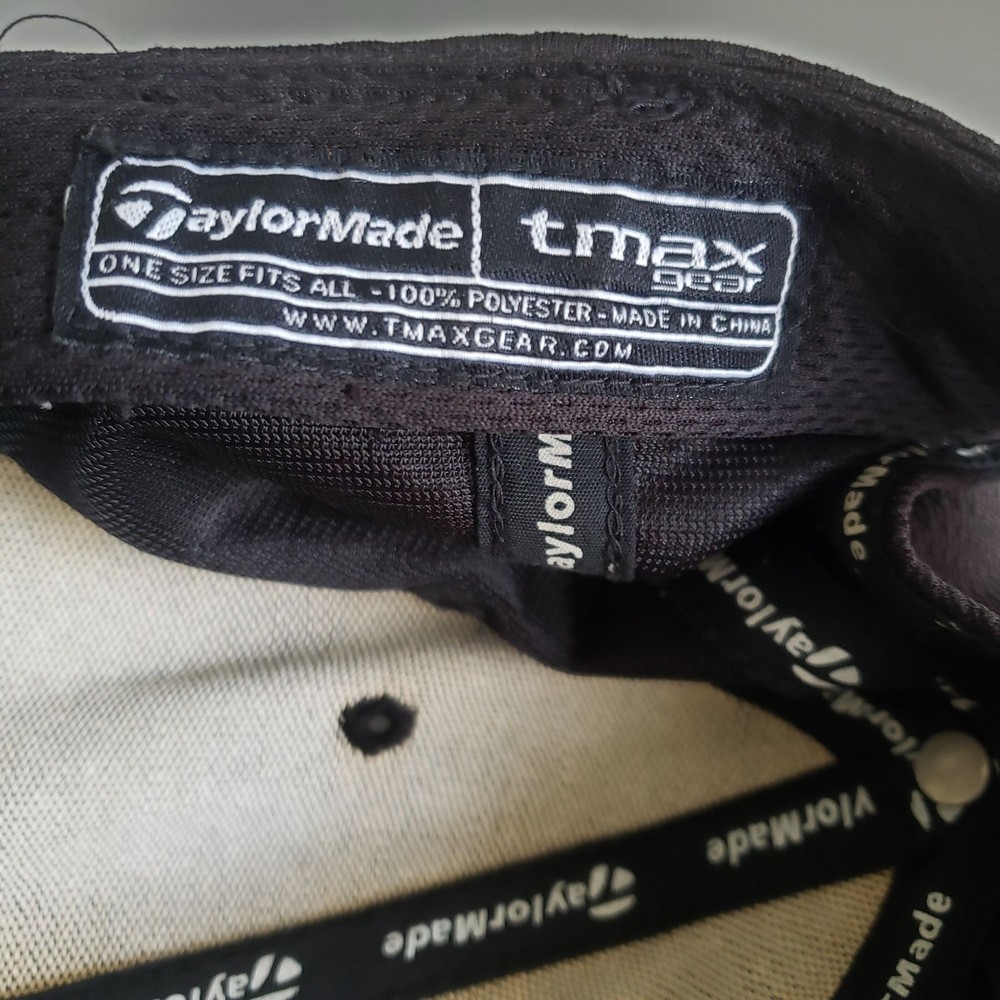 TaylorMade Burner R9 Golf Hat Black Baseball Cap Adjustable Strapback Unisex
