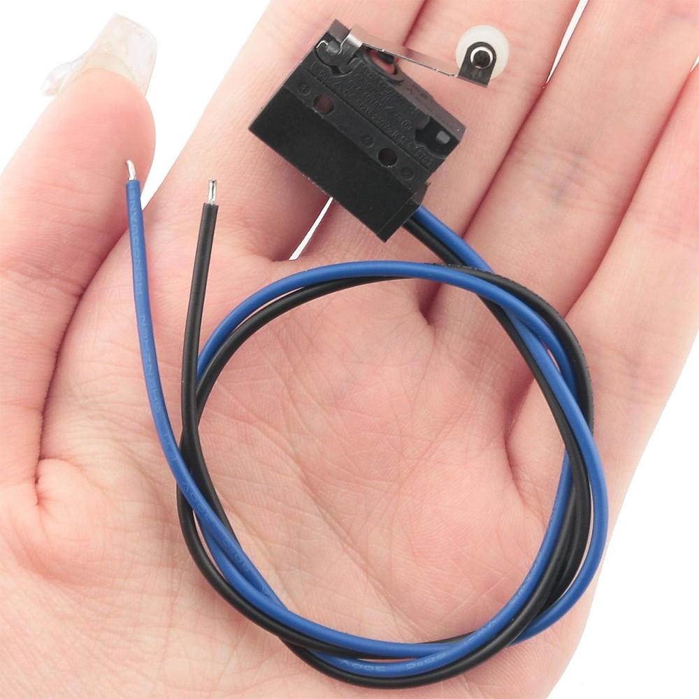 Black Micro Switch Waterproof IP67 Sealed Roller Lever Limit Switch