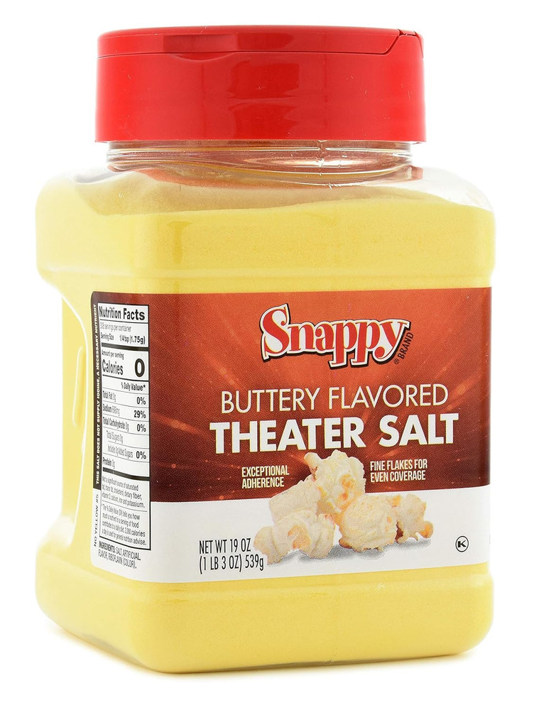 Buttery Flavored Popcorn Salt, 19 Oz