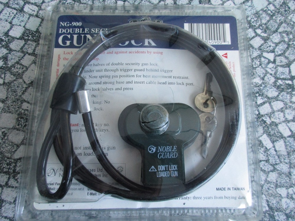 Noble Security NG-900 Double Security Cable Gun Lock