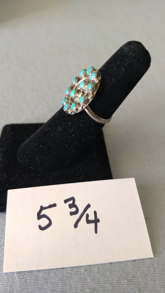 Vintage Native American Sterling Ring size 5 3/4
