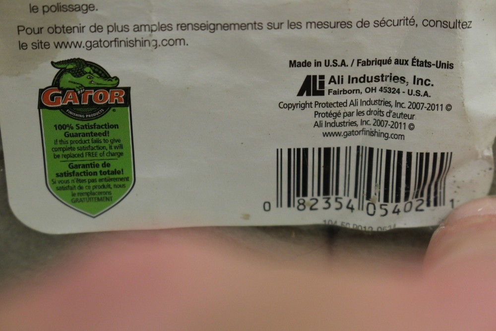Gator 5 Pack Assorted Multi-Surface Jumbo Sanding Sponges - New