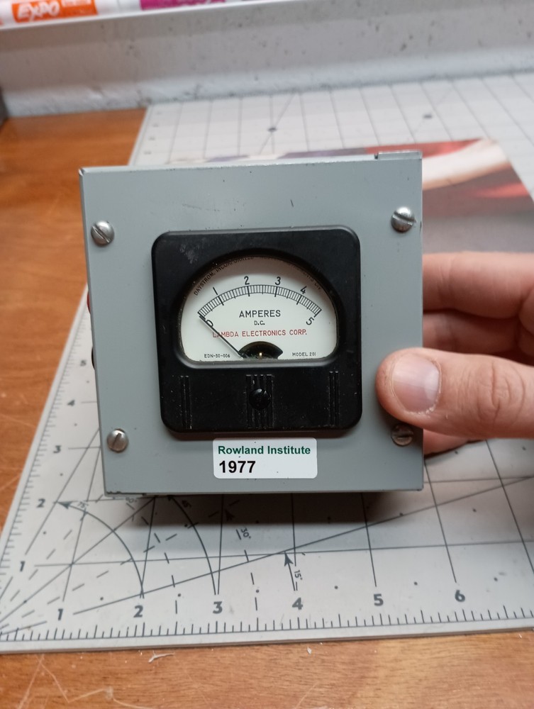 Lambda  DC-Amperes Meter 0 To 5 Excellent Pre Owned Condition