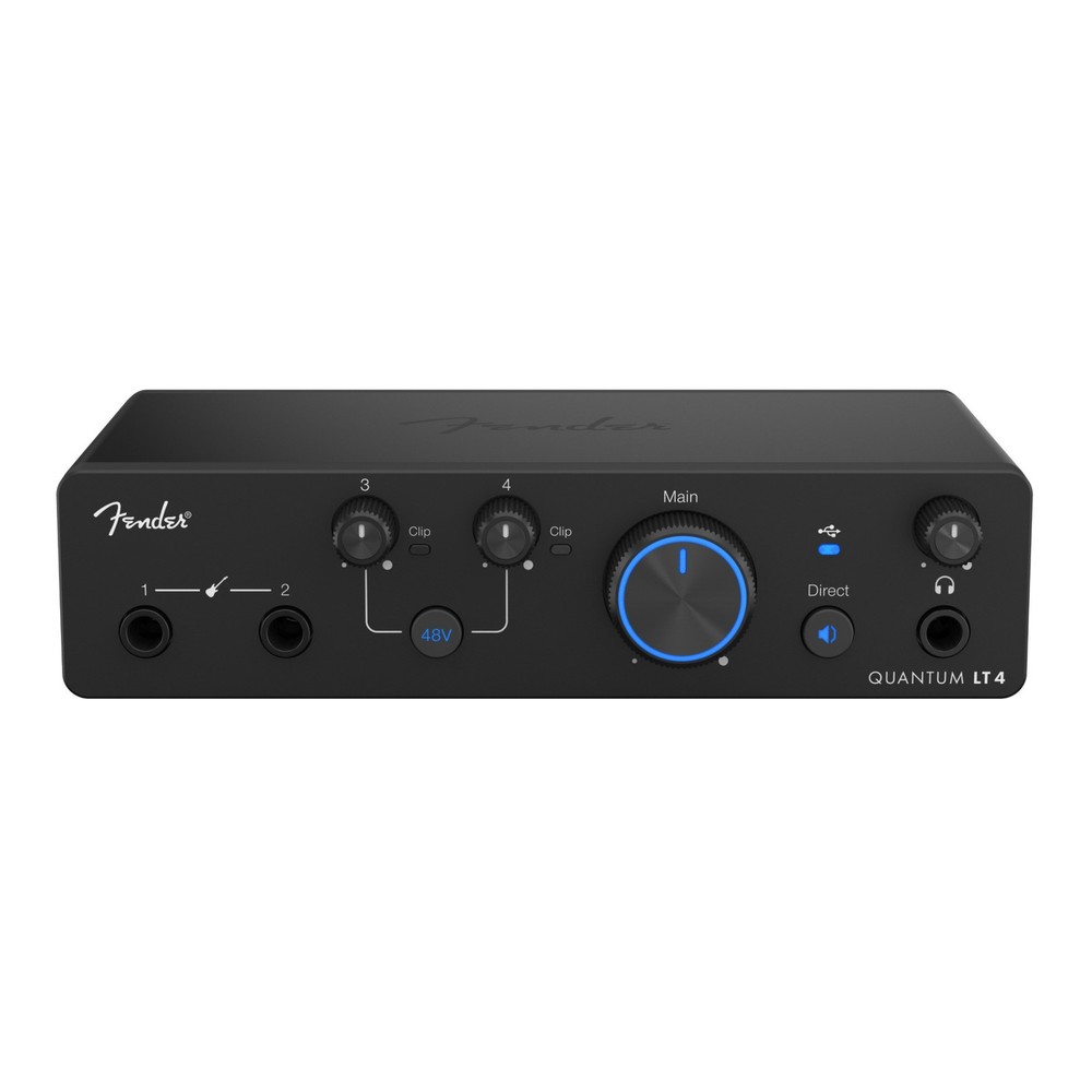 Fender Studio Quantum LT 4 4x2 USB-C Audio Interface (Black)