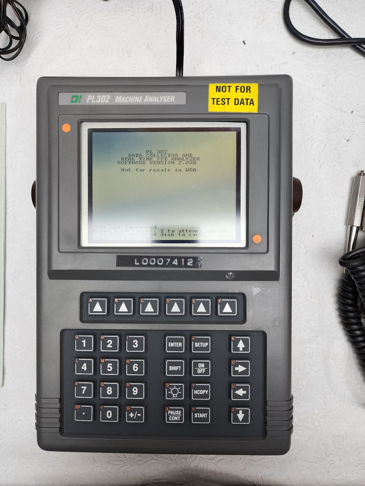 DIAGNOSTIC INSTRUMENTS MACHINE ANALYZER PL302