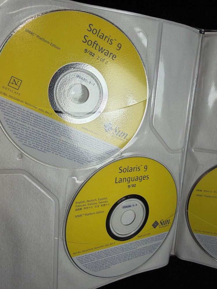 Sun Microsystems Solaris 9 Sparc Platform Edition for Sun Computer Systems