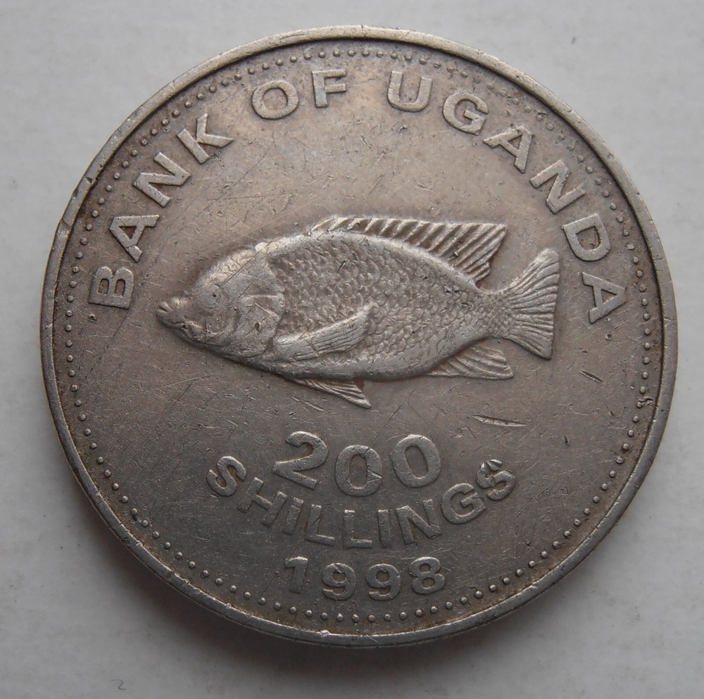 UGANDA 200 SHILLINGS 1998