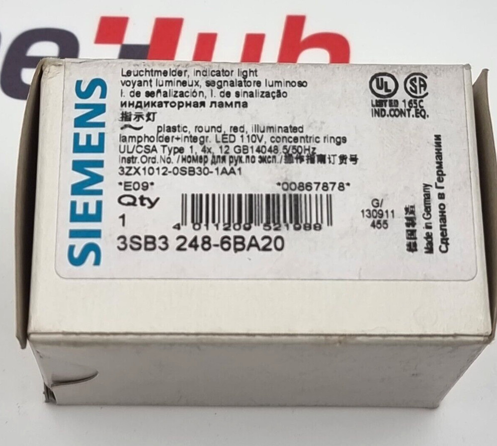 SIEMENS 3SB3248-6BA20 Indicator Light