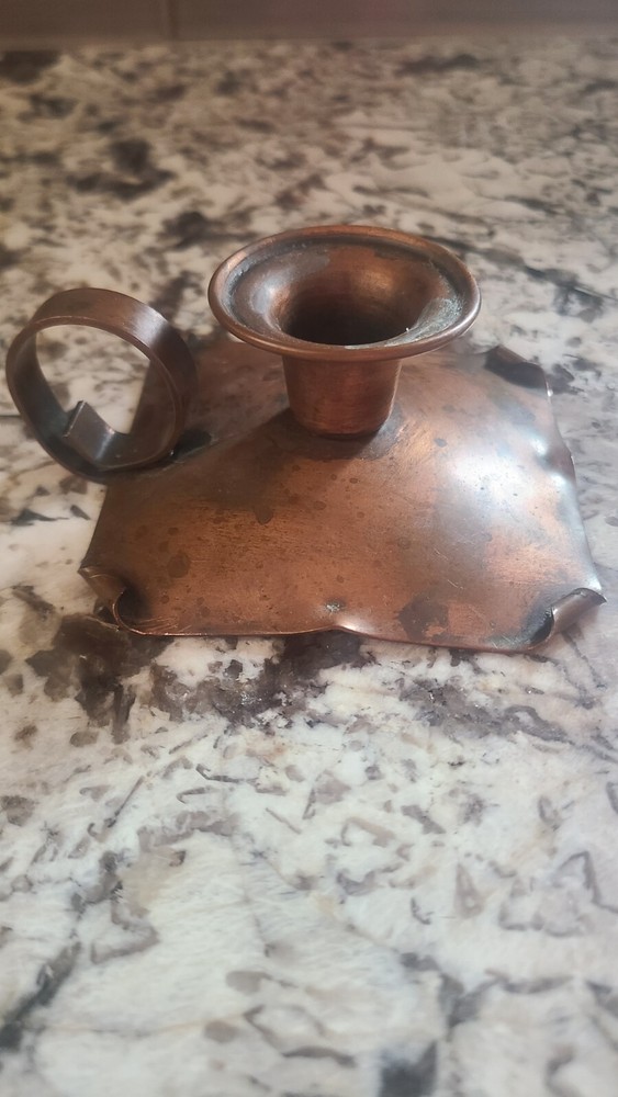 Drumgold Copper Candle Holder With Handle