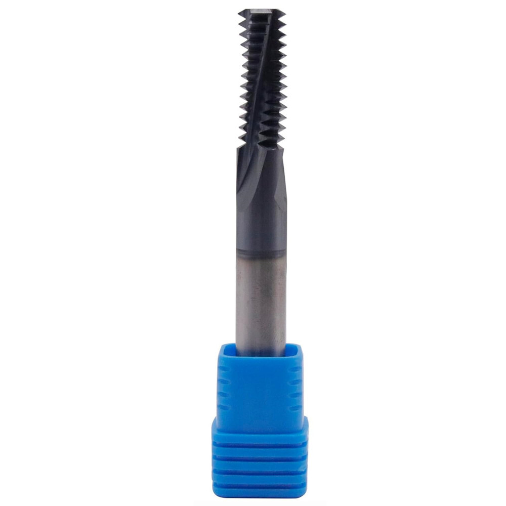 1/4-18 NPT Solid Carbide Thread Mill - TiAlN Coated - Full