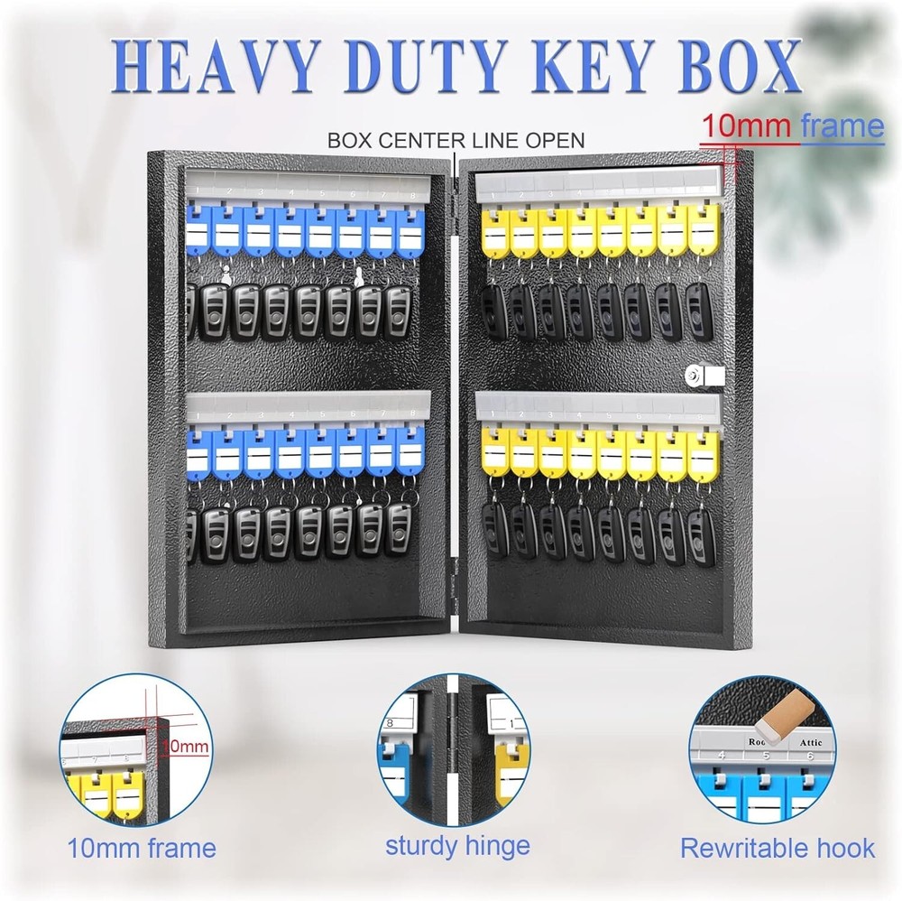WeHere - 32 Keys Smart Key Lock Box One Time Password Key box - Bluetooth App