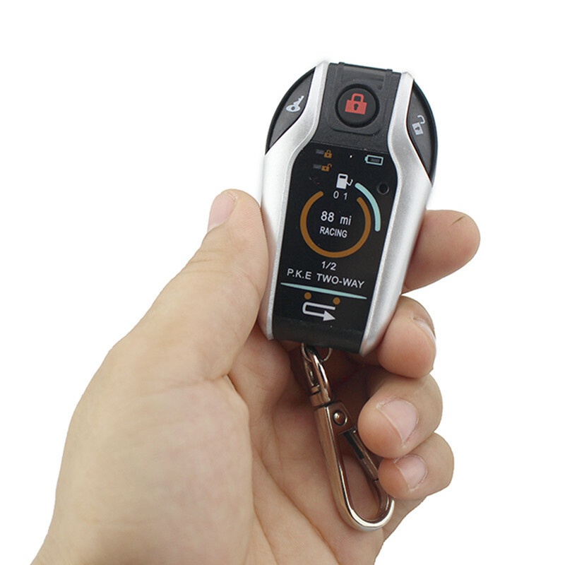 5M Automatic Sensor Two Way Motorcycle PKE Alarm System Auto Lock Unlock Remote