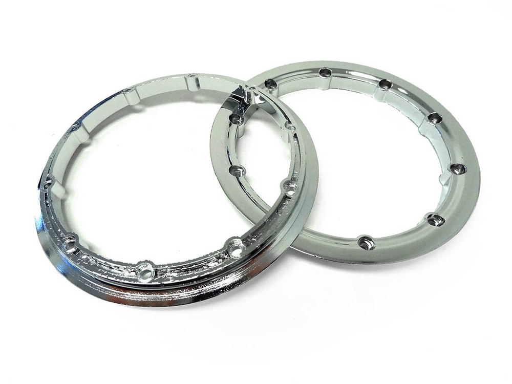 Rovan Chrome Outer Beadlock Rings for LT & SLT (2)