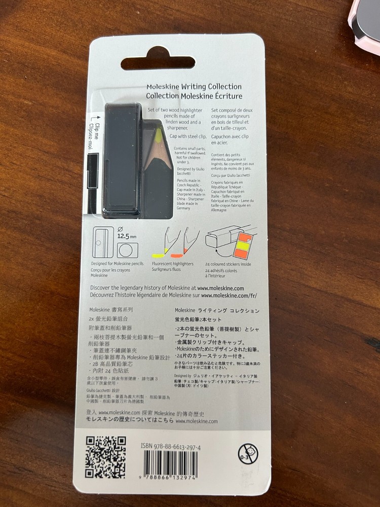 Moleskine Highlighter Pencil Set