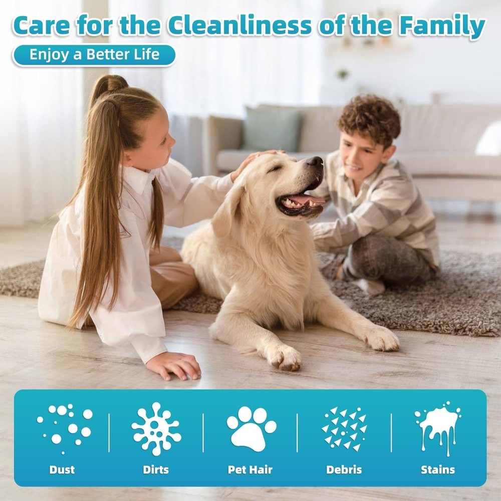 Washable Microfiber Steam Mop Replacement Pads for All Surface Cleaning