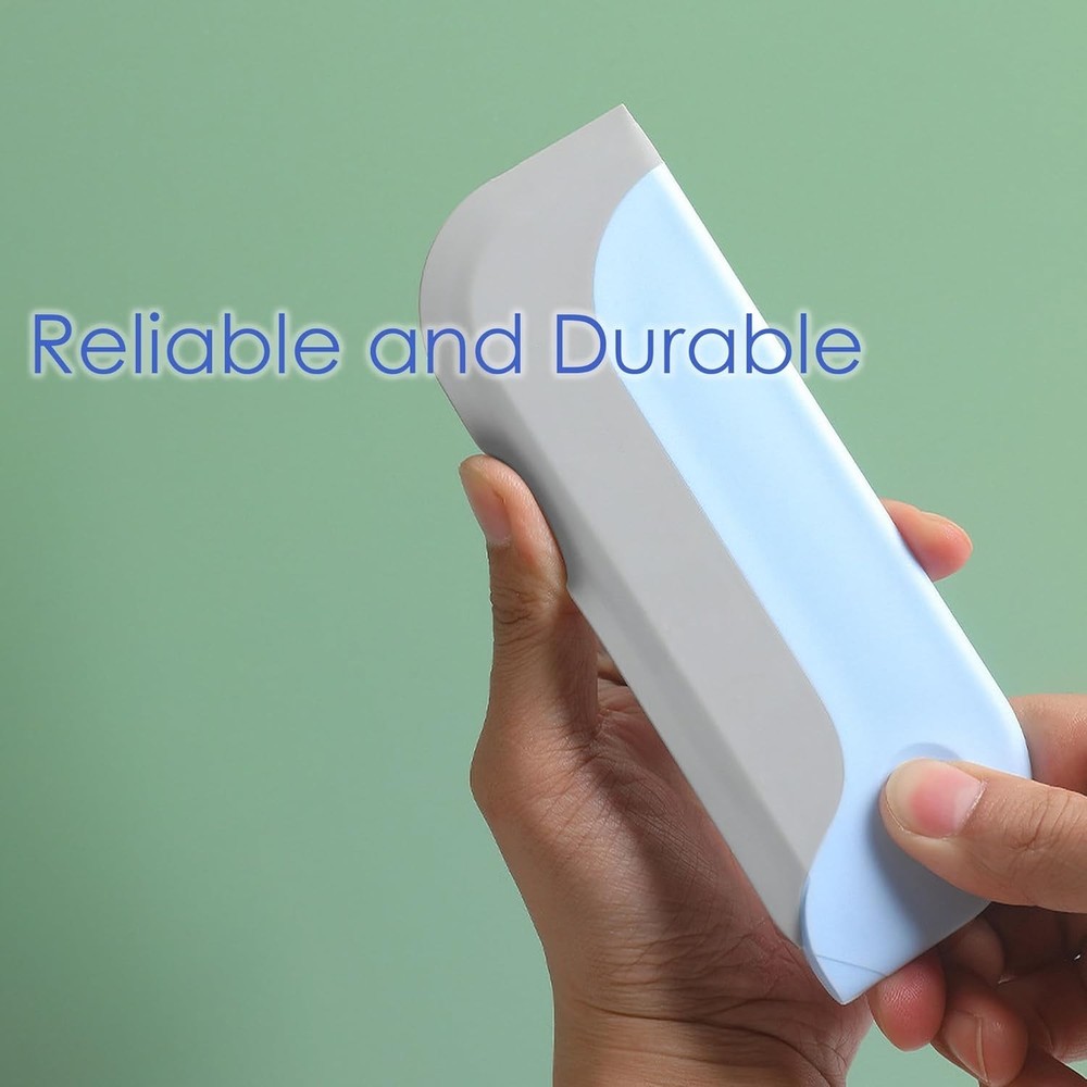 2 Pack Small Squeegees, Mini Squeegee for Windows, Mirrors, Blue & Yellow