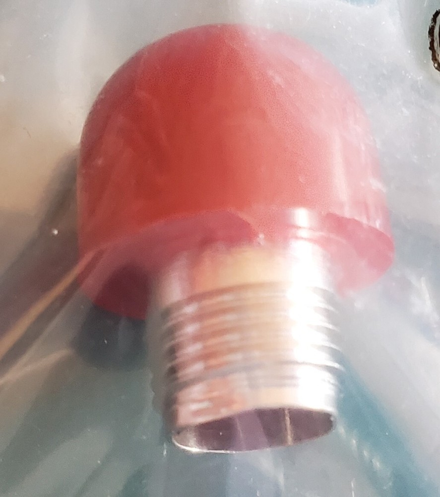5 pcs Dialight 162-0971 Lens Cap Red, Panel Mount