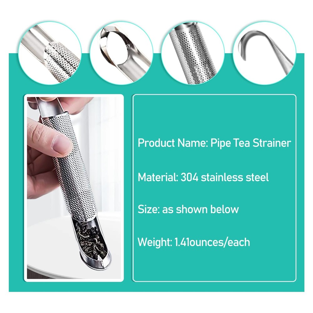 3 Pcs Tea Infuser and 1 Brush, tea diffusers for loose teaTea Infuser for Loo...