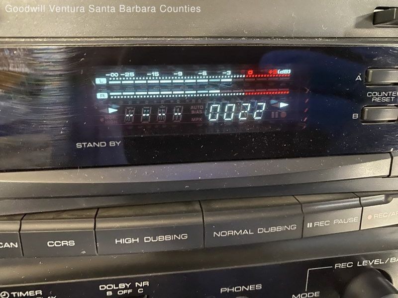 Kenwood Stereo Double Cassette Deck KX-W4060 - Read